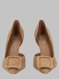 Roger Vivier Women's Pump Viv Ville Dorsay Brown