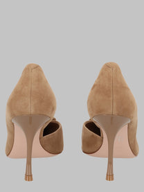 Roger Vivier Women's Pump Viv Ville Dorsay Brown