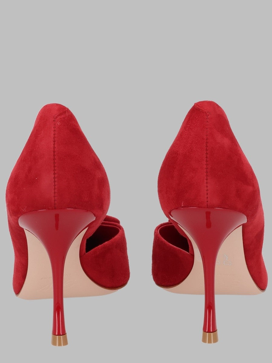 Roger Vivier Women's Pump Viv Ville Dorsay Red