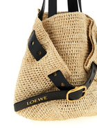 Loewe Punch Hole Mini Shopping Bag Beige, view 3