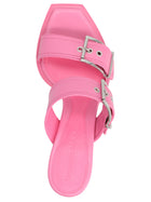 Alexander McQueen Punk Sandals Blue, view 3