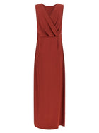 Peserico Punto Luce Dress Red, view 2