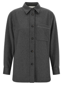 Peserico Punto Luce Overshirt Grey