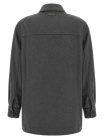 Peserico Punto Luce Overshirt Grey