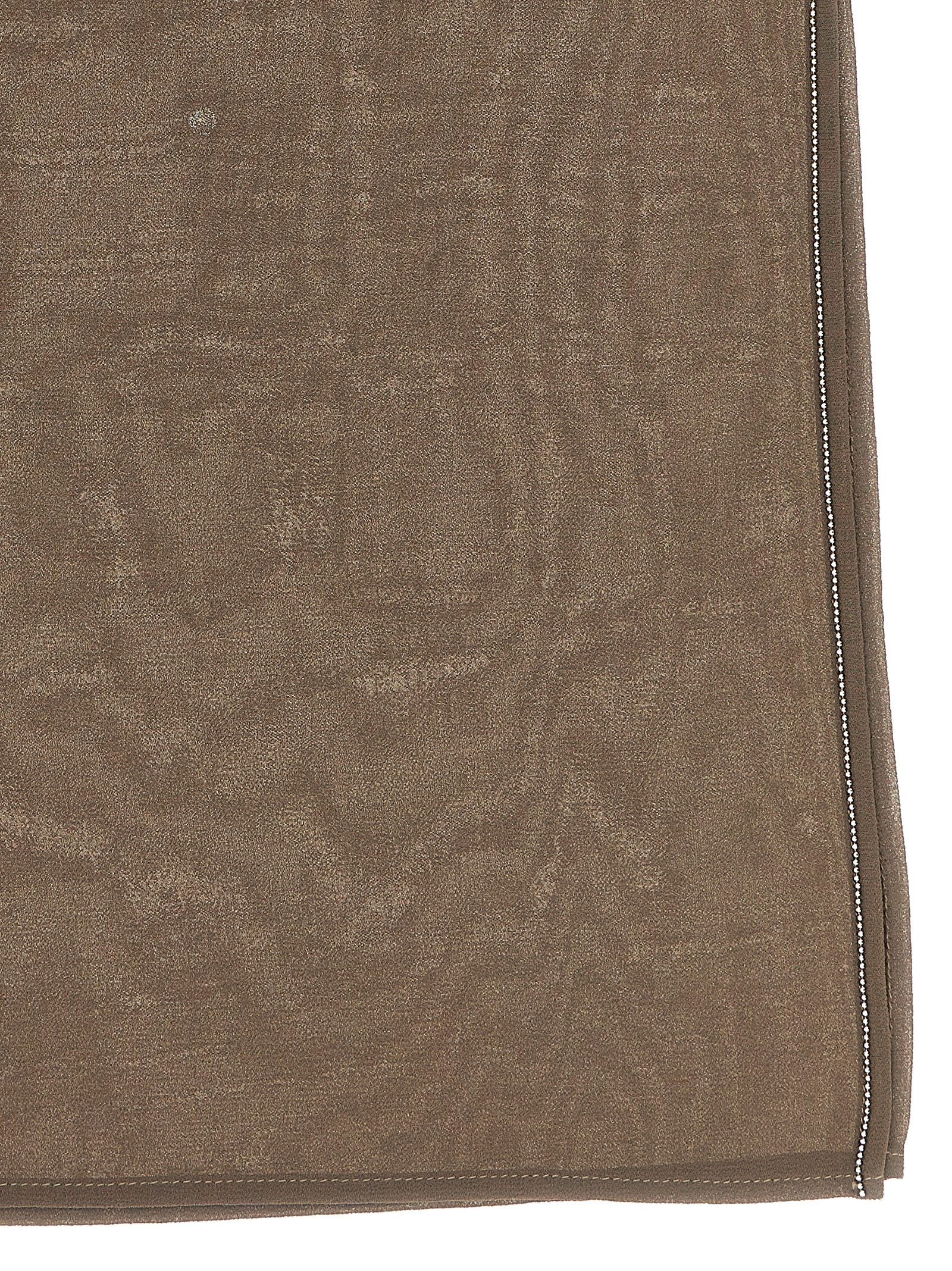 Peserico Punto Luce Scarf Brown