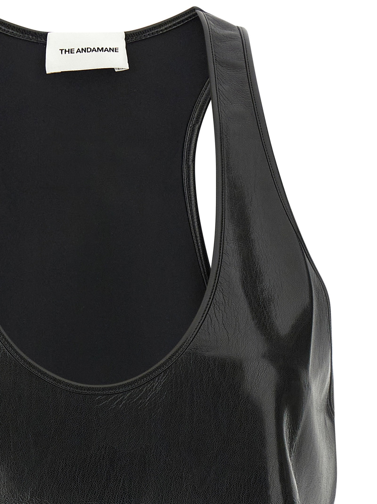 The Andamane Pura Tank Top Black, view 3
