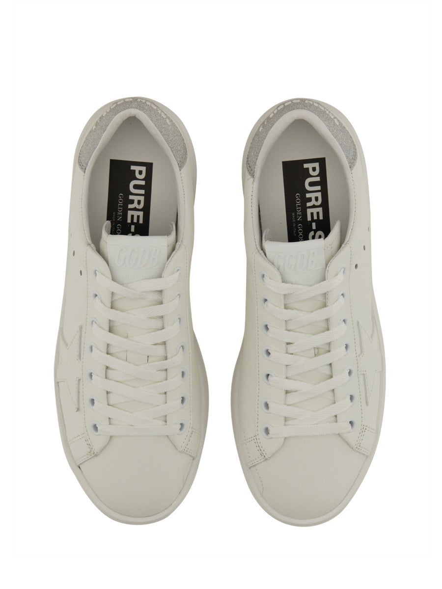 Golden Goose Women's Purestar Sneaker White, view 3