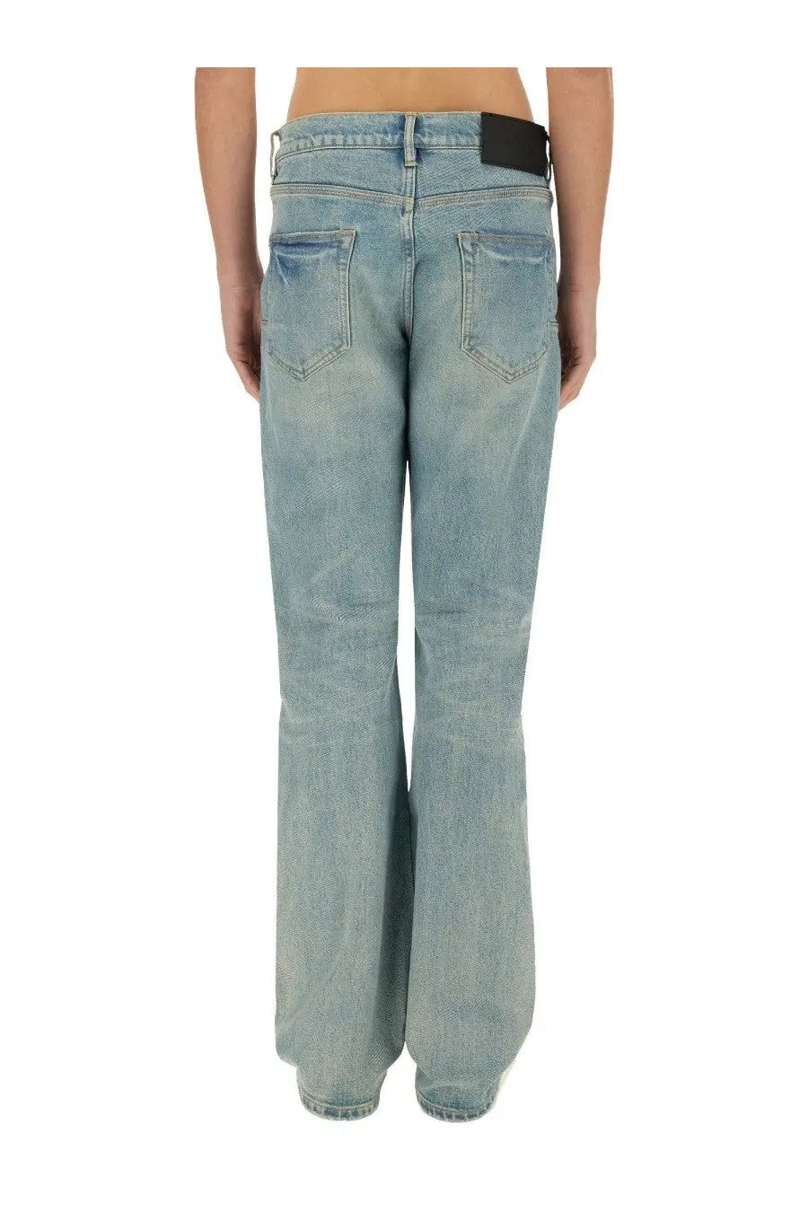 PURPLE BRAND Men's Coated Flare Jeans Blue, view 3