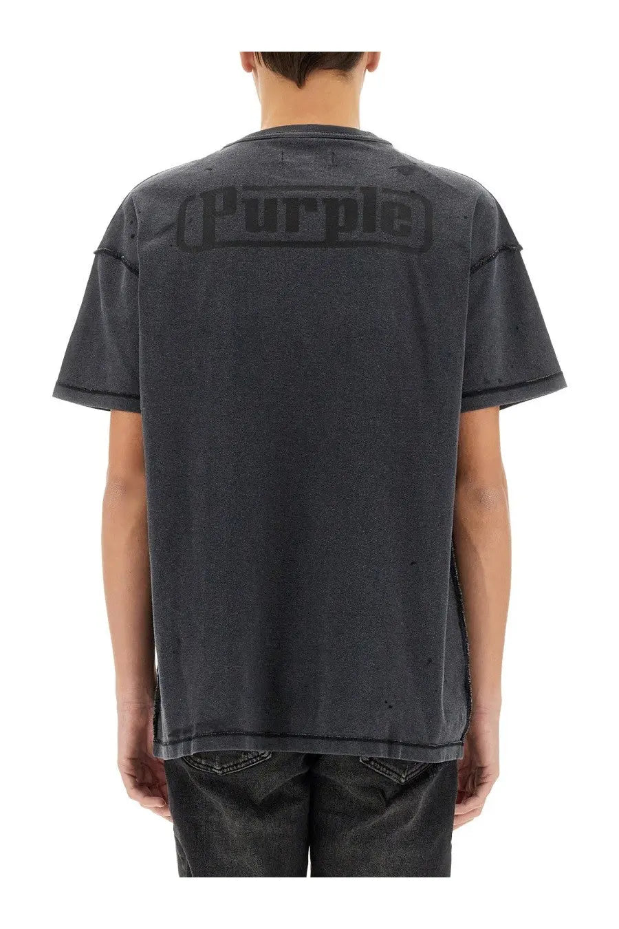 PURPLE BRAND Men's Inside Out Shirt Black, view 3