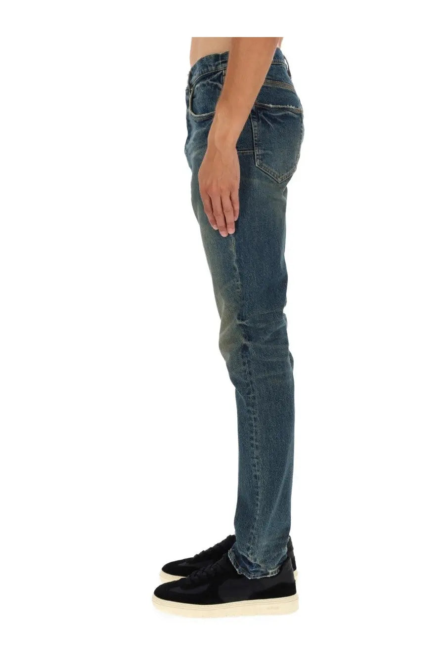 PURPLE BRAND Men's Slim Fit Jeans Blue, view 4