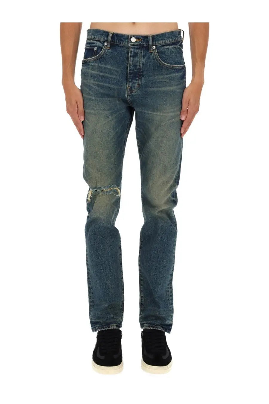 PURPLE BRAND Men's Slim Fit Jeans Blue