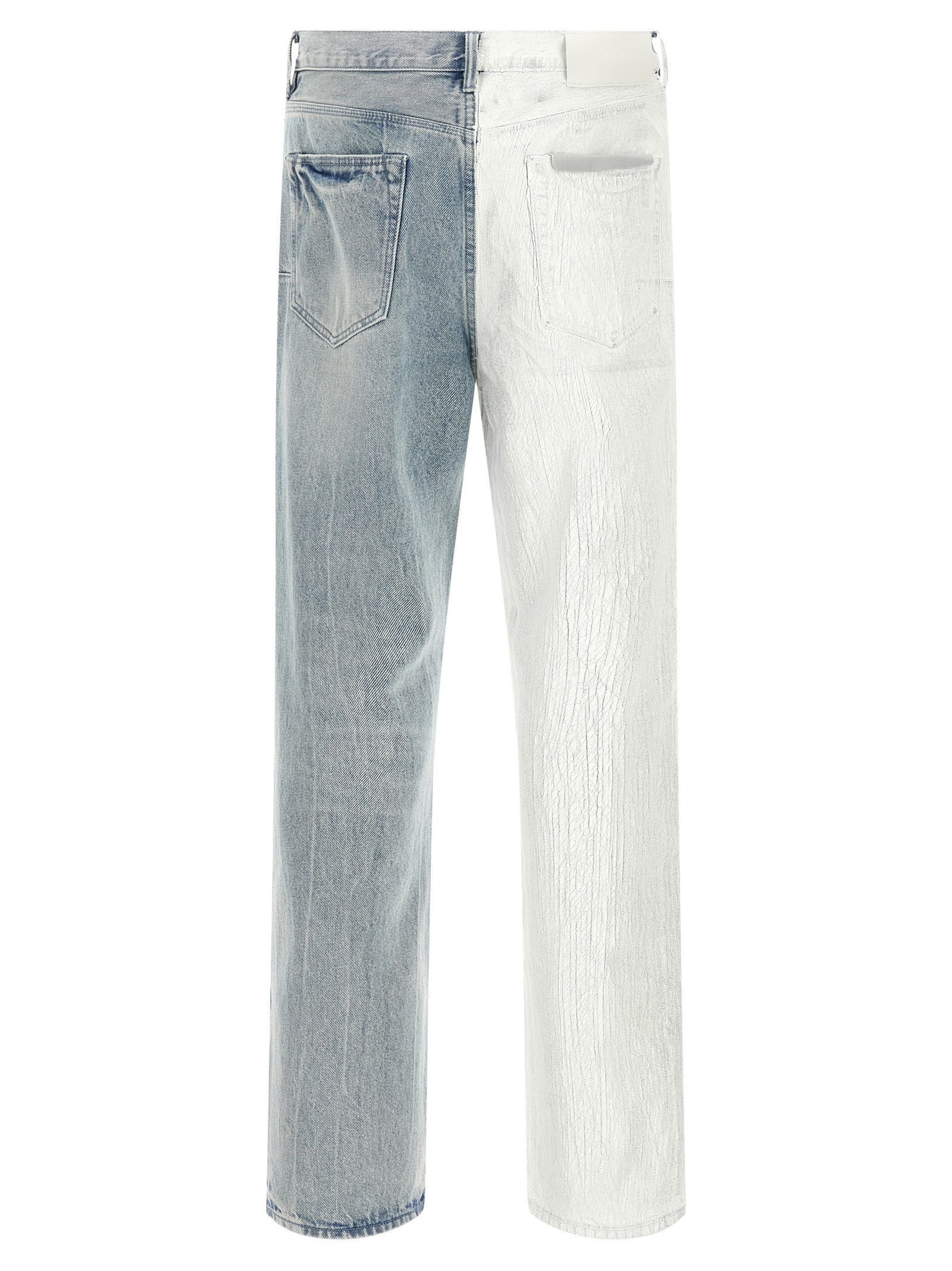 PURPLE - PURPLE - ’Crackle Silver’ jeans - Men’s Clothing