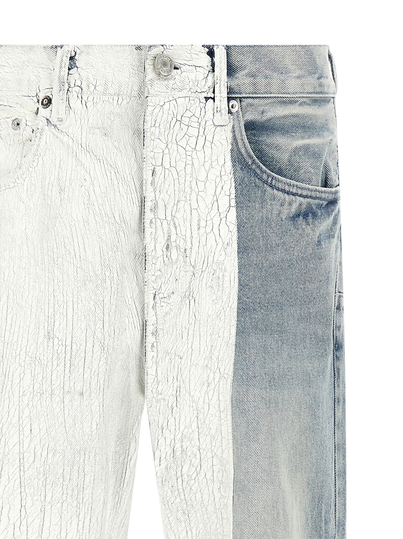 PURPLE - PURPLE - ’Crackle Silver’ jeans - Men’s Clothing