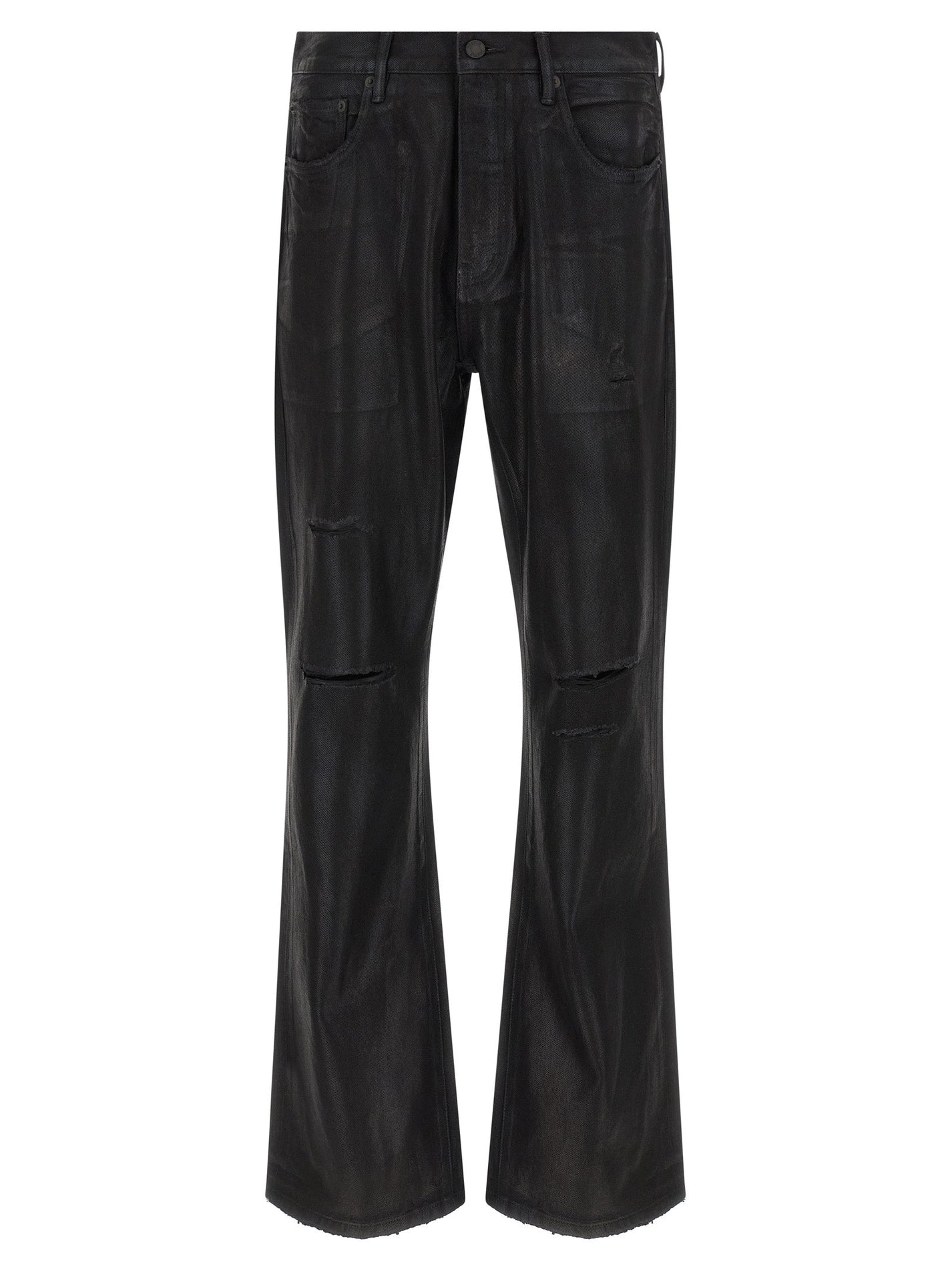 PURPLE - PURPLE - ’P026 Rinsed Foil Boot’ jeans - Men’s Bottoms