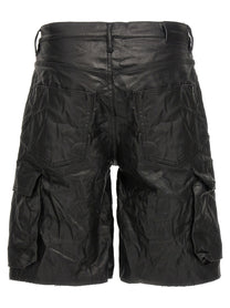 PURPLE - PURPLE - ’High Shine Cargo’ bermuda shorts - Men’s Clothing