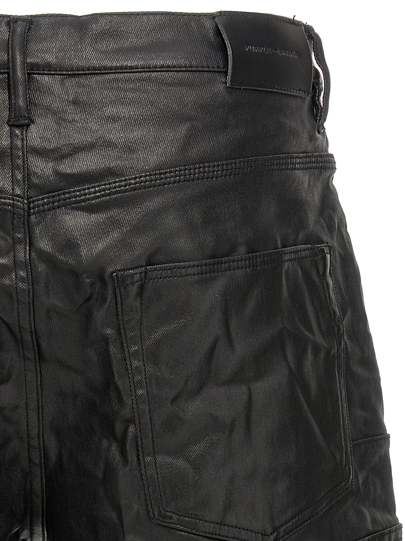 PURPLE - PURPLE - ’High Shine Cargo’ bermuda shorts - Men’s Clothing