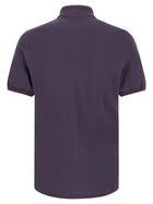 Brunello Cucinelli Purple Embroidery Polo Shirt Purple