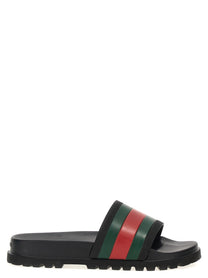Gucci Pursuit Track Slides Black