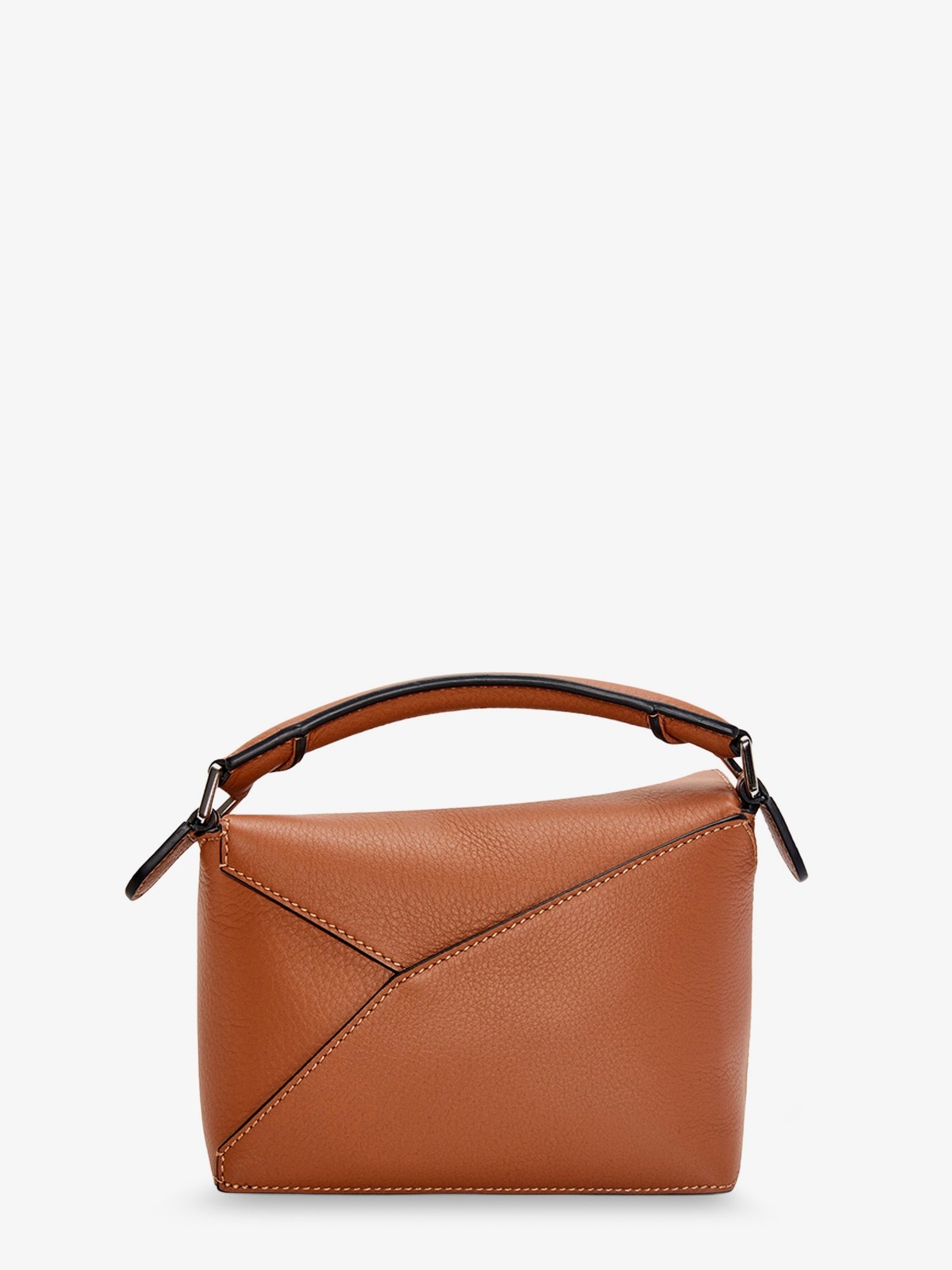 Loewe Women's Puzzle Edge Mini Leather Handbag Beige