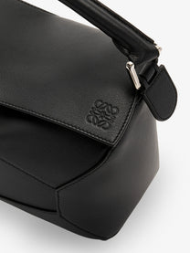 Loewe Women's Puzzle Edge Leather Handbag Black