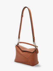 Loewe Women's Puzzle Edge Leather Handbag Beige
