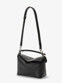 Loewe Women's Puzzle Edge Leather Handbag Black