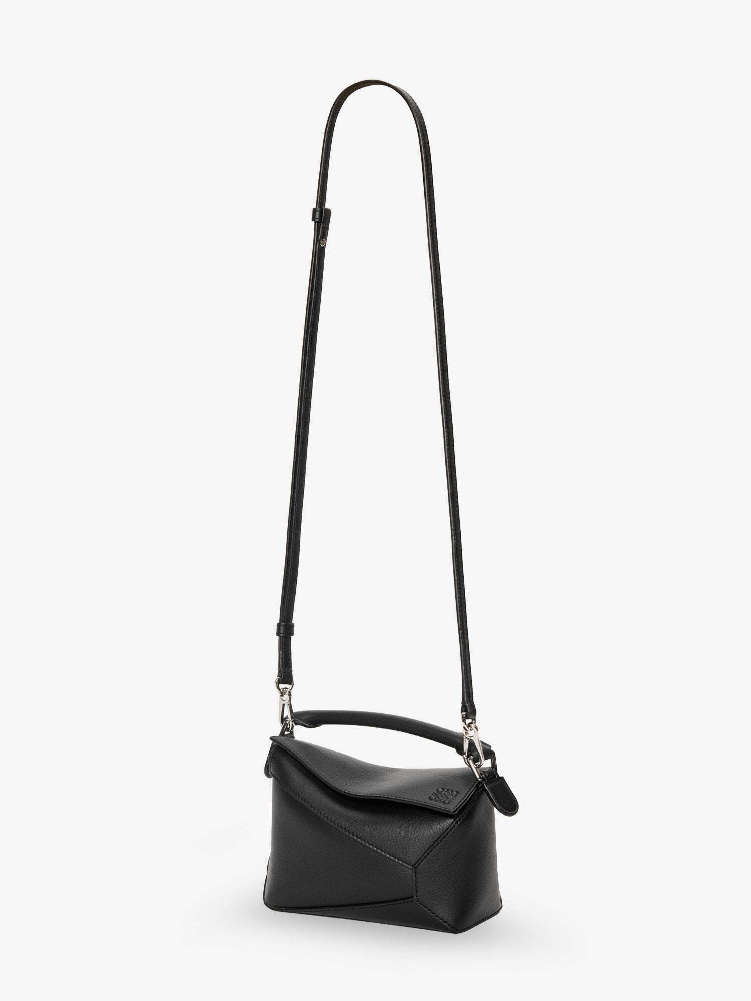 Loewe Women's Puzzle Edge Leather Handbag Black