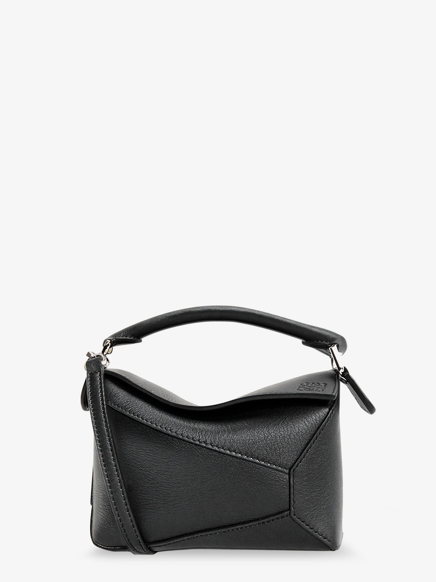Loewe Women's Puzzle Edge Leather Handbag Black