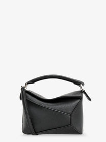 Loewe Women's Puzzle Edge Leather Handbag Black