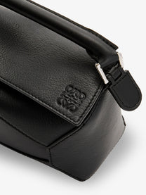 Loewe Women's Puzzle Edge Leather Handbag Black