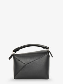Loewe Women's Puzzle Edge Leather Handbag Black