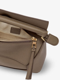 Loewe Women's Puzzle Edge Mini Leather Handbag Beige, view 5