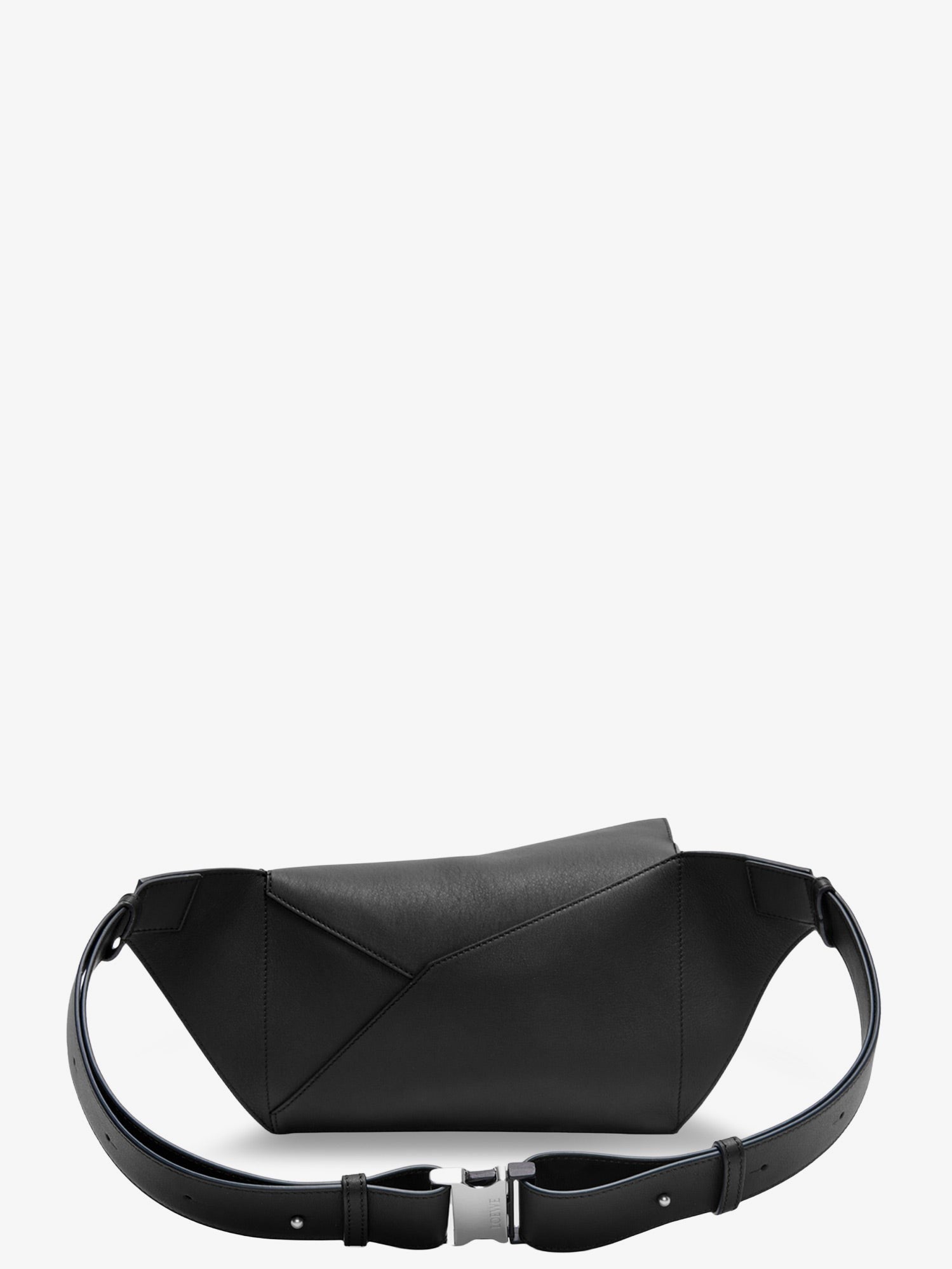 Loewe Men's Puzzle Edge Small Leather Bumbag Black