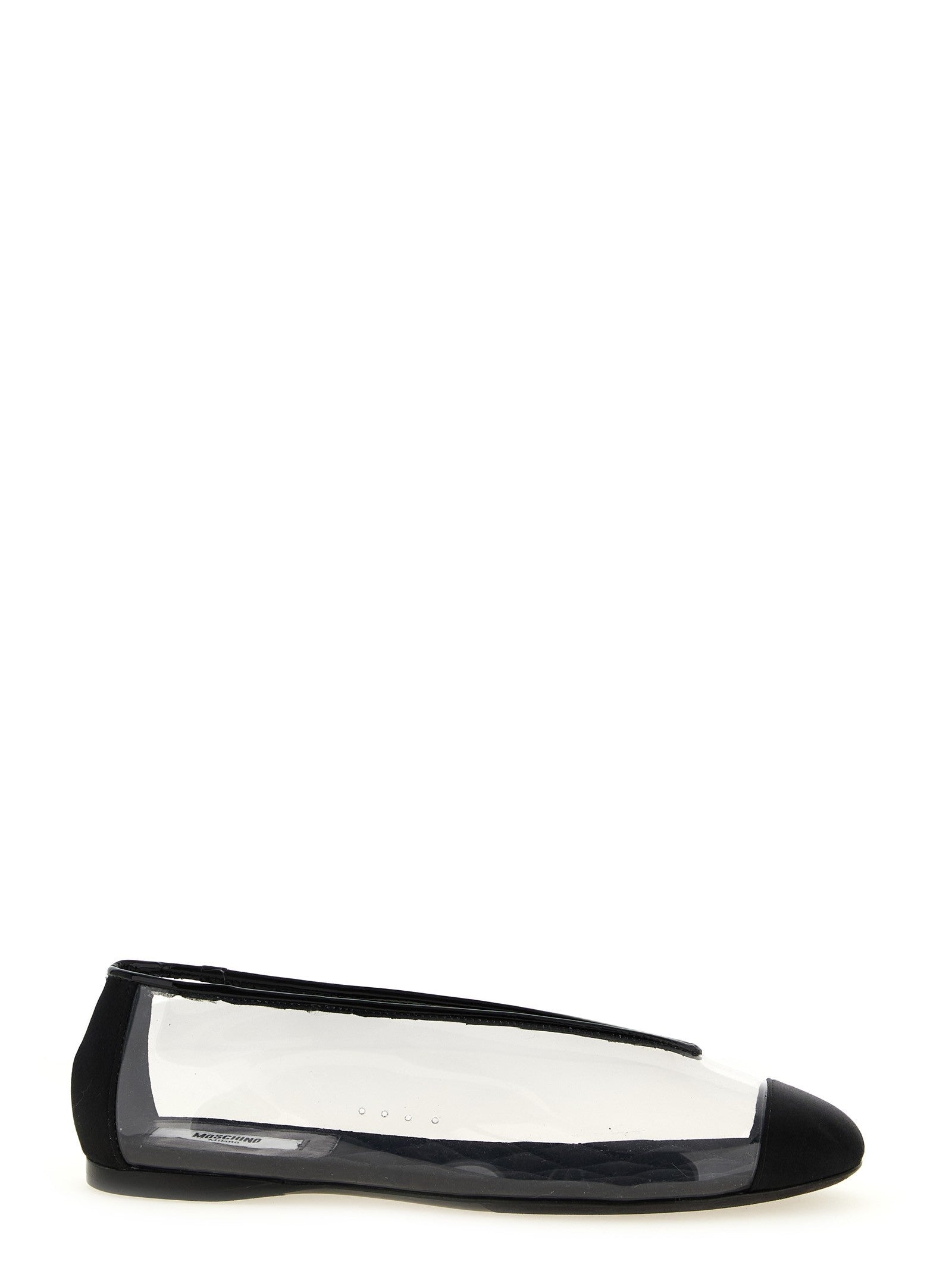 Moschino Pvc Ballet Flats Black