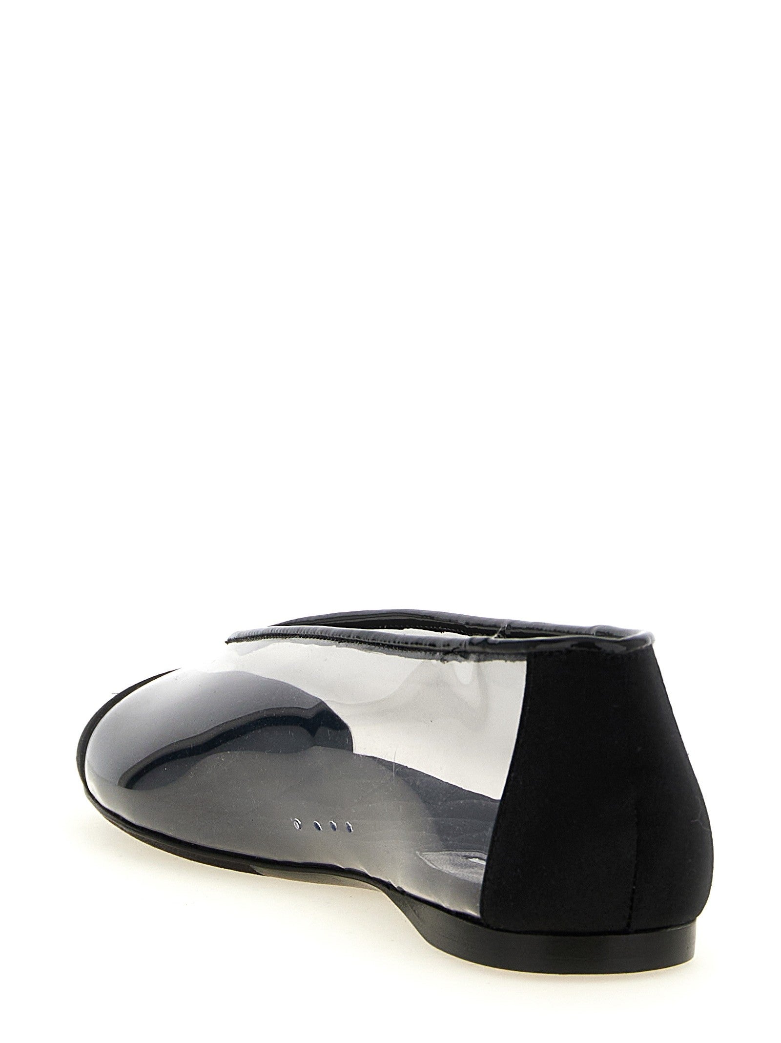 Moschino Pvc Ballet Flats Black
