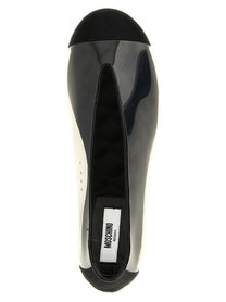 Moschino Pvc Ballet Flats Black