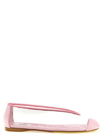 Moschino Pvc Ballet Flats Blue
