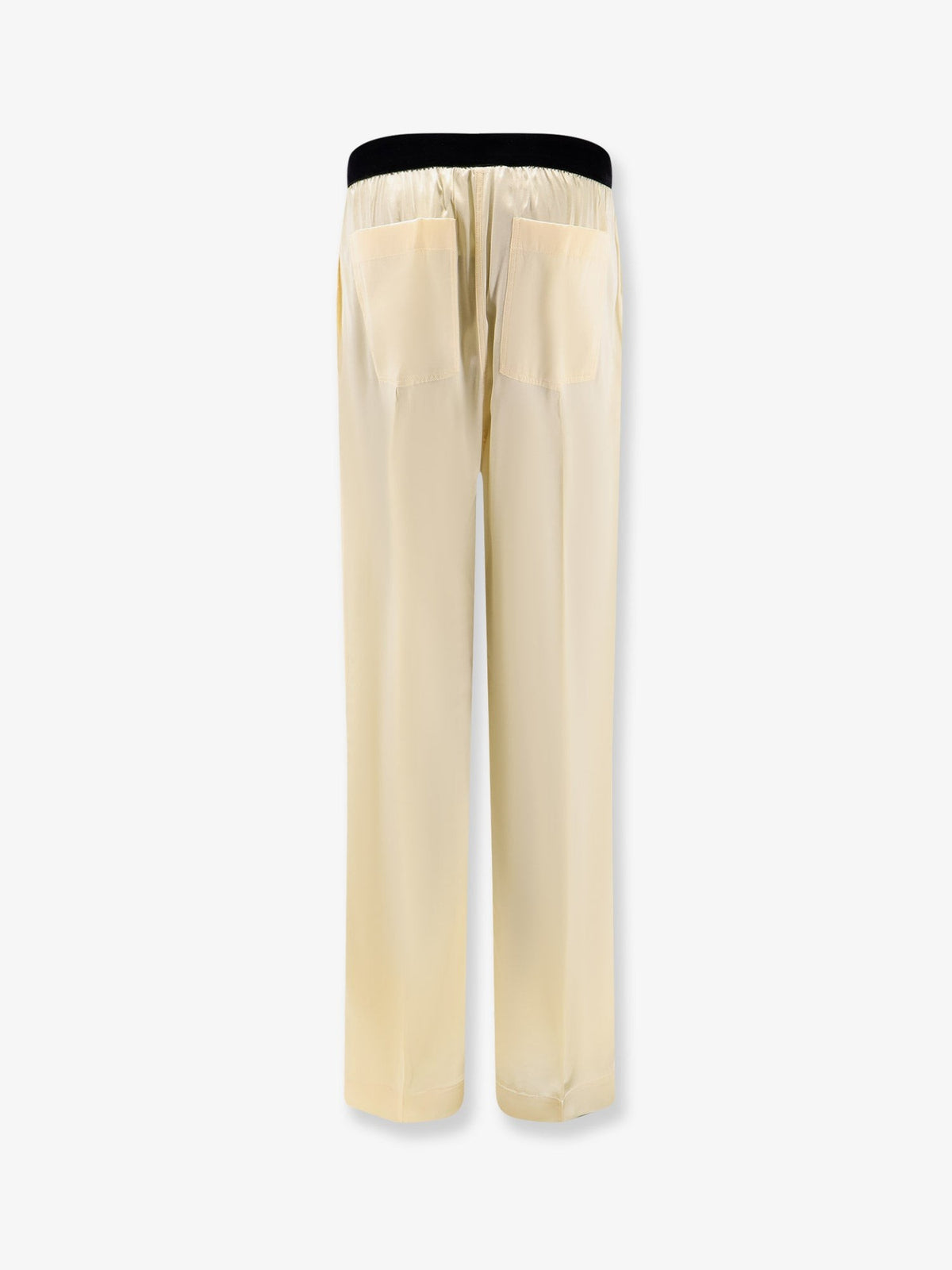 Tom Ford Women's Pyjamas Stretch Satin Trousers Yellow, view 4