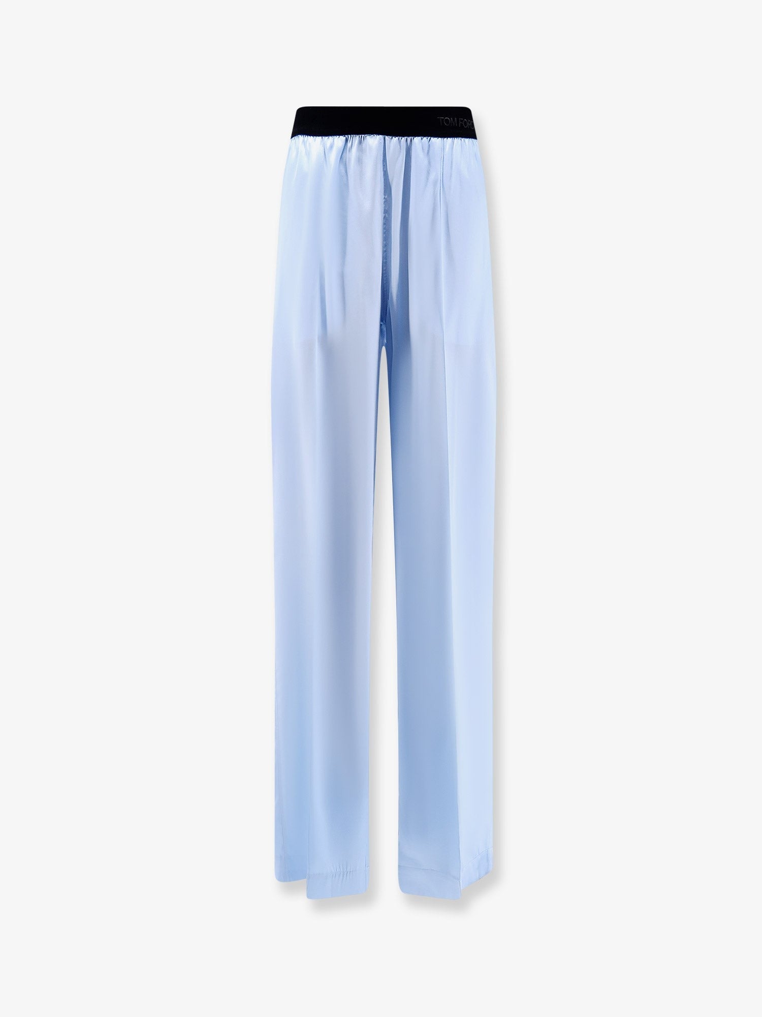 Tom Ford Women's Pyjamas Stretch Satin Trousers Grey