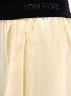 Tom Ford Women's Pyjamas Stretch Satin Trousers Yellow, view 5