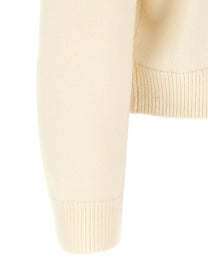 Casablanca Pyramid Abduction Sweater White