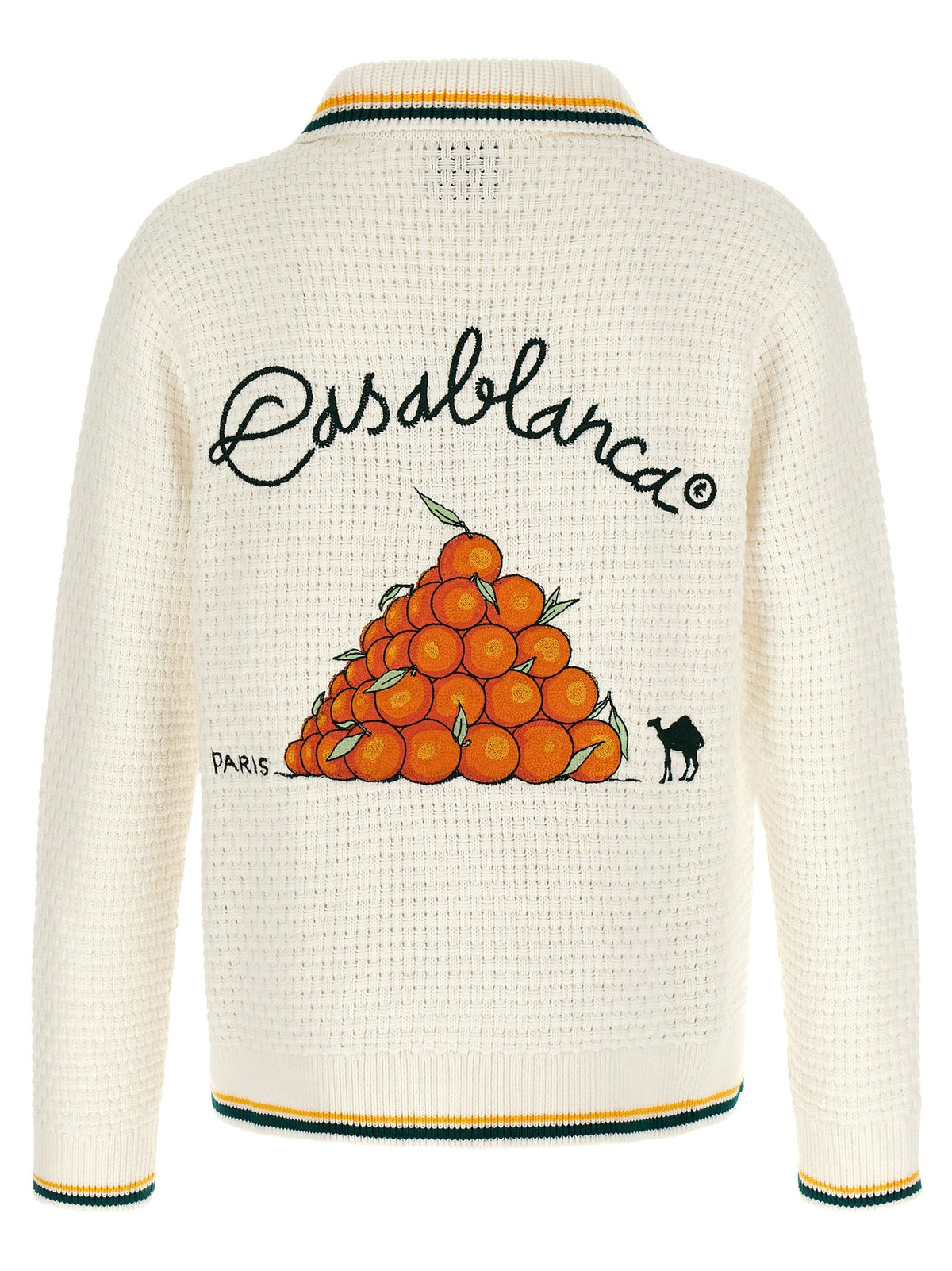 Casablanca Pyramide Doranges Cardigan White, view 2