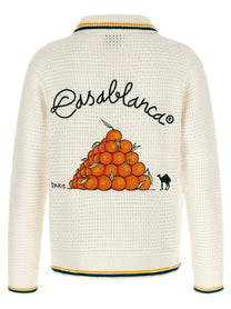 Casablanca Pyramide Doranges Cardigan White, view 2