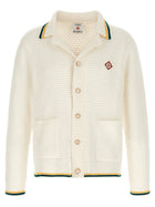 Casablanca Pyramide Doranges Cardigan White