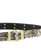 Pinko Python Belt Grey, view 3
