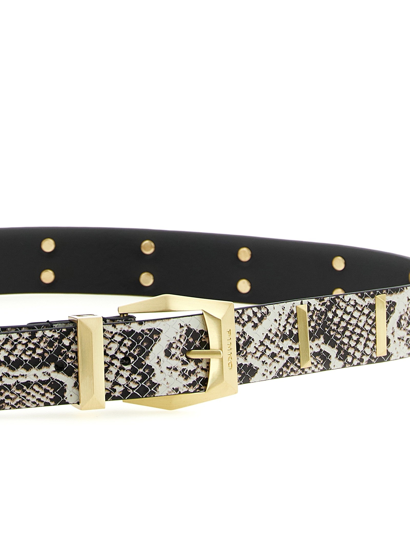 Pinko Python Belt Grey