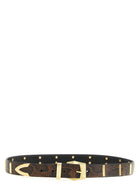 Pinko Python Print Belt Grey