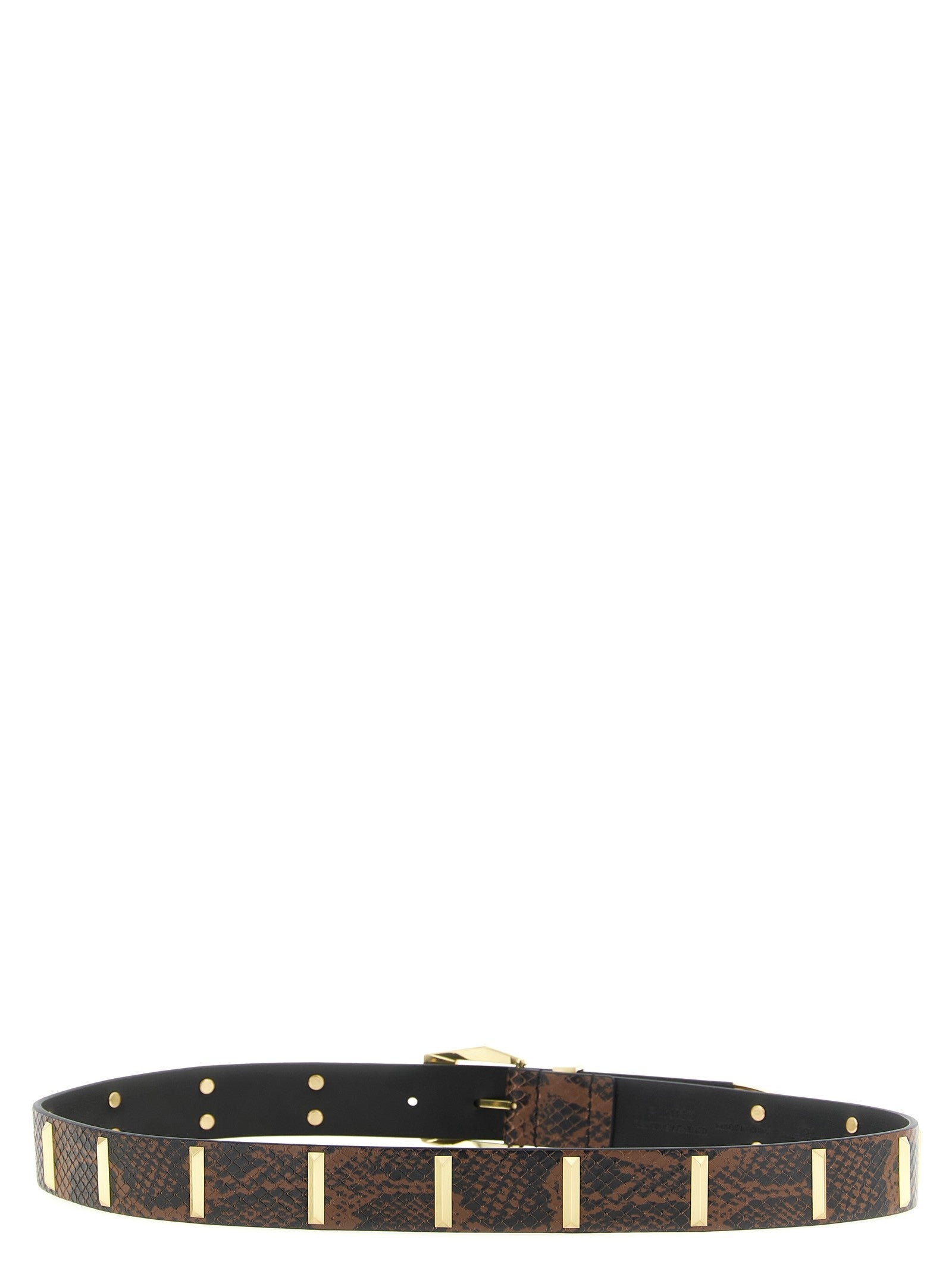 Pinko Python Print Belt Grey