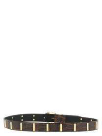 Pinko Python Print Belt Grey