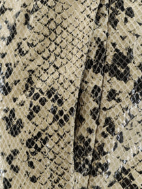 Alysi Women's Python Print Leather Trousers Pattern